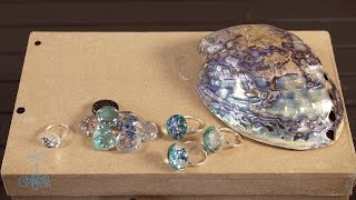 How to make fake PauaAbalone Shell Arts amp Crafts Tutorial [upl. by Colombi185]