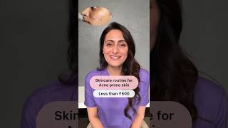 Rs500 skin care routine  oily skin  dermatologist recommends [upl. by Lehcnom827]