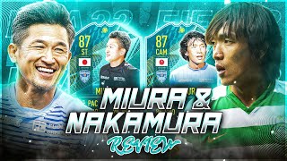 FIFA 22 Ich Liebe EA für die SBC 😍 Miura amp Nakamura Moments 🔥 Player Review Ultimate Team [upl. by Ardied319]