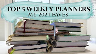 TOP 5 WEEKLY PLANNERS  2024 [upl. by Sucam]