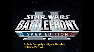 Star Wars Battlefront 2  Saga Edition  Galactic ConquestRebels  Space Kamino Defense Part 02 [upl. by Aurita]