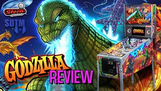 Godzilla Pinball Machine Review Stern 2021 SDTM [upl. by Enayr]