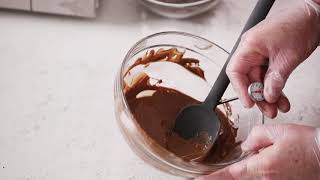 How to Temper Chocolate Using GODIVA Real Melting Chocolates [upl. by Lenor]