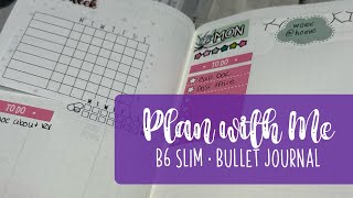 Chatty Plan with Me  B6 Slim Stalogy  Fun Bullet Journaling  Always Evolving [upl. by Yelbmik219]