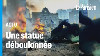 Agriculteurs en colère  plus de 1000 tracteurs à Bruxelles tensions au pied du Parlement [upl. by Odnomra]