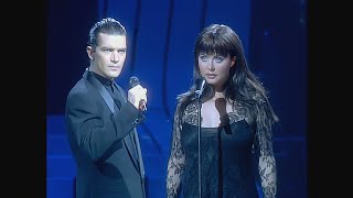 Sarah Brightman 4K  The Phantom Of The Opera feat Antonio Banderas [upl. by Esinet]