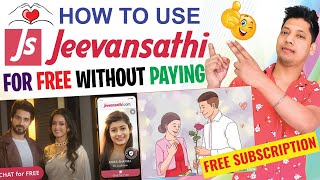 how to use Jeevansathi com for free without paying  best online free dating app 2023 [upl. by Weaks]