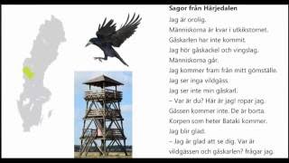 Ljudbok Nisse Holgersson kapitel 48 Sagor från Härjedalen [upl. by Wenz]