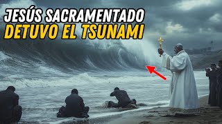 JESÚS Sacramentado detuvo el TSUNAMI 🤯 ¡MILAGRO en Colombia 🇨🇴 [upl. by Therine]