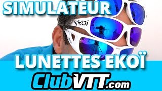 Lunettes EKOI  Essayez vos lunettes vtt en ligne avec EKOI  220 [upl. by Bonina139]