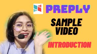 PREPLY SAMPLE VIDEO INTRODUCTION PHILIPPINES INTERNATIONAL ESL COMPANY [upl. by Cressi]