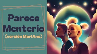 Parece menterio versión MarIAno 🐑 Lyric video [upl. by Rolph]