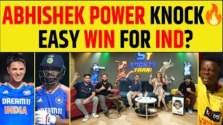 🔴INDIA vs ZIMBABWE  ABHISHEK 100 GAIKWAD RINKU NE DHOYA EASY WIN LOADING [upl. by Dlorad]