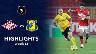 Highlights Spartak vs FC Rostov 01  RPL 202021 [upl. by Eca]