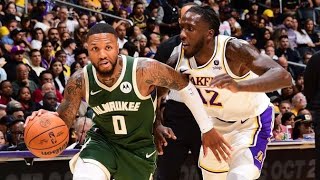 Milwaukee Bucks vs Los Angeles Lakers  Full Game Highlights  October 15 2023 NBA Preseason [upl. by Arhna220]