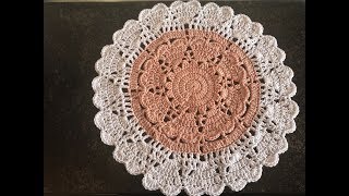 Tuto napperon coeur au crochet [upl. by Enaxor]