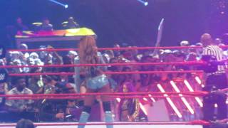 Sasha Banks Entrance Raw London [upl. by Sumetra]