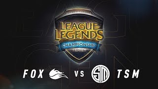 FOX vs TSM  Week 7 Game 3  NA LCS Summer Split  Echo Fox vs TSM 2017 [upl. by Ellac]