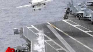 Navy Plane Crashes in Arabian Sea 1 Missing [upl. by Notlit]