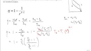 Derive Otto cycle thermal efficiency [upl. by Enirroc]