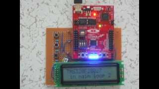 TI C2000 LaunchPad Char LCD Test [upl. by Atilrep]