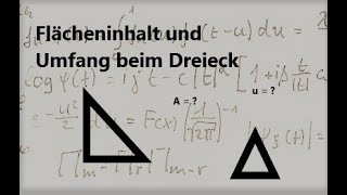 Dreieck  Flächeninhalt und Umfang  Klasse 8  Theorie [upl. by Esdnil821]