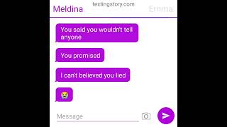 texting story app meldina and Emma [upl. by Bringhurst]