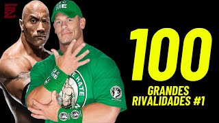 100 LEGENDARIAS RIVALIDADES en la historia de la WWE 1 Rock vs Cena Hart vs Michaels y más [upl. by Skyla]