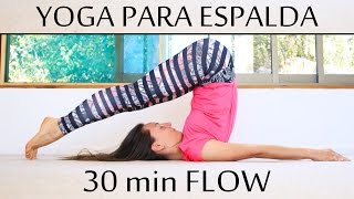 Yoga para aliviar dolores de espalda y ciática  30 min con Elena Malova [upl. by Ominorej]