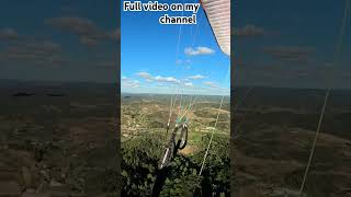 Paragliding thermaling above BenafatimaAlgarvePortugal [upl. by Ayekehs]