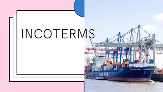 S  2 INCOTERMS  EXWORKS FOB CIF CFR [upl. by Vasiliki]