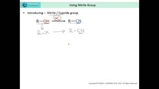 ORGANIC CONVERSIONS  Lower aliphatic alcohol to higher using Cyanide group Nitriles [upl. by Servais]