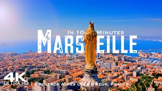 MARSEILLE 2024 🇫🇷 Drone Aerial 4K  Côte dAzur Provence Alpes FRANCE [upl. by Waldo]