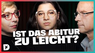 Ist das Abitur zu leicht Schülerin vs Lehrer  DISKUTHEK [upl. by Ahsirahc918]