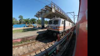 12490 Dadar  Bikaner Express Departing Dadar Western Stn [upl. by Eberto]