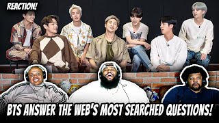 BTS Answers The Internets Most Asked Questions REACTION [upl. by Meilen976]