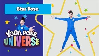 Star Pose  The Cosmic Kids Yoga Pose Universe  Kids Workout [upl. by Alesi318]