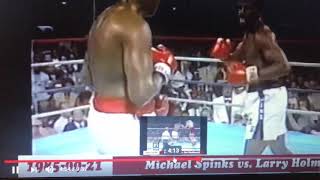 Michael Spinks vs Gerry Cooney  Highlights Good Fight amp TKO [upl. by Urata15]