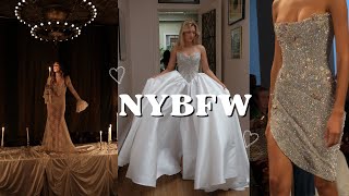 New York Bridal Fashion Week Day in The Life [upl. by Aldarcy]