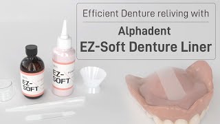 How to use Soft Denture Liner for relining dentures [upl. by Solraced380]