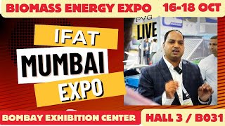 Biomass Pellet Manufacturing Plant  BioCNG  IFAT Bio Energy Expo Bombay Exhibition Center Mumbai [upl. by Lura]