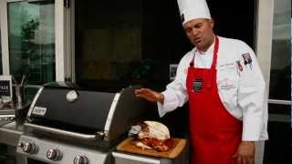 How to use the Weber Rotisserie on the Grill  Gygicom [upl. by Clarette]