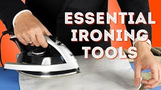 Essential Ironing Tools  Part I  How To Iron Like A Pro At Home  Gentlemans Gazette [upl. by Allevon]