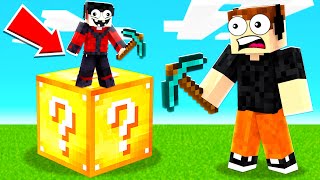 CARRERA de LUCKYBLOCKS RAROS 🤣😨  Minecraft [upl. by Nawek]