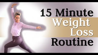 15 Minute Effective Weight Loss Flow 🏃 [upl. by Aria]