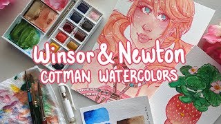 ﾐ☆ Winsor amp Newton Cotman Watercolors [upl. by Atse]