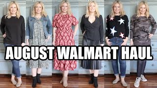 August 2021 Walmart Fashion Haul  Fall Fashion Over 40  MsGoldgirl [upl. by Belloir]