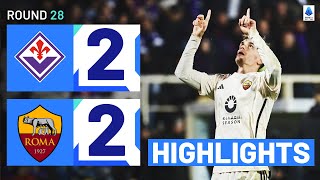 FIORENTINAROMA 22  HIGHLIGHTS  Llorente rescues late draw for Roma  Serie A 202324 [upl. by Melbourne376]