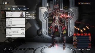 Mesa Prime Build SP Demo Warframe [upl. by Dyan911]