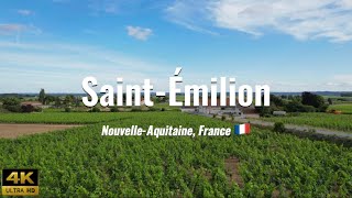 SaintÉmilion  France 4K drone footage [upl. by Cline]